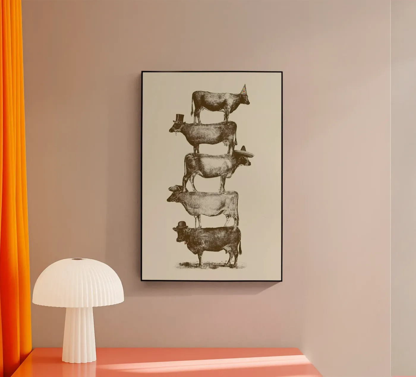 Cow Cow Nuts plexiglass da Florent Bodart