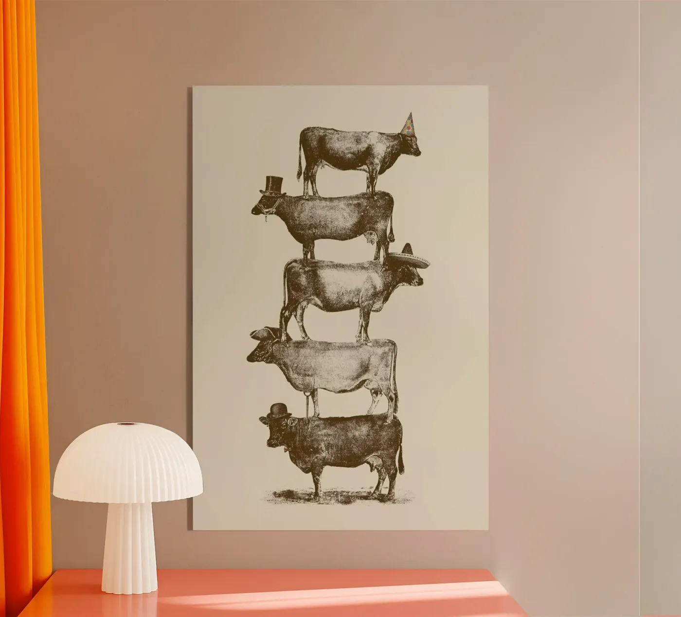 Cow Cow Nuts plexiglass da Florent Bodart