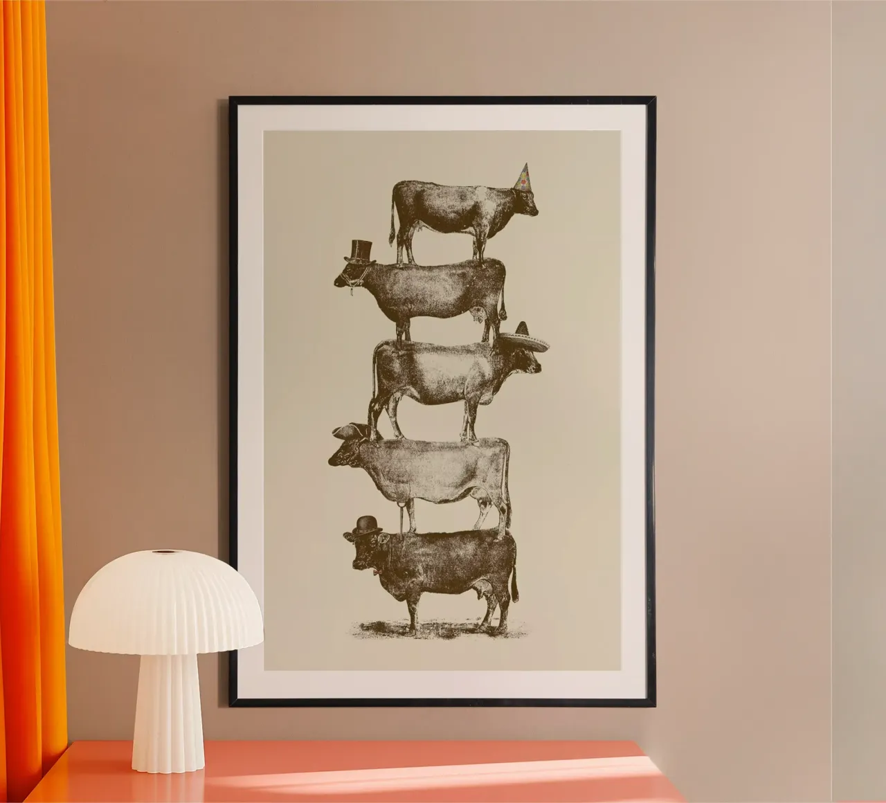 Cow Cow Nuts carta hahnemühle da Florent Bodart