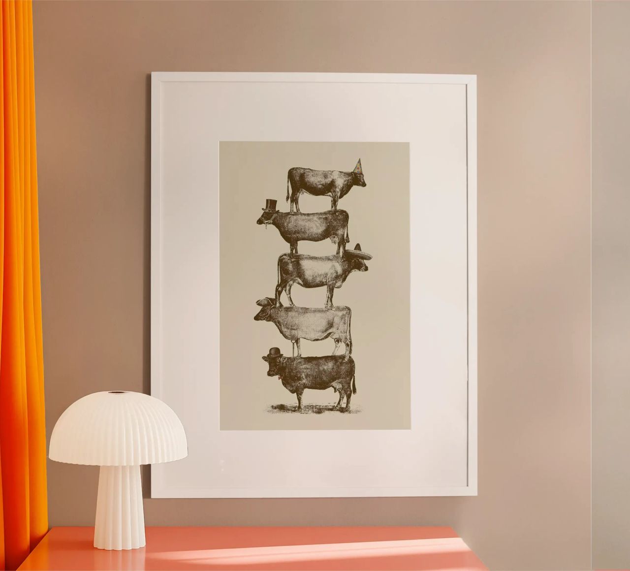 Cow Cow Nuts Poster von Florent Bodart
