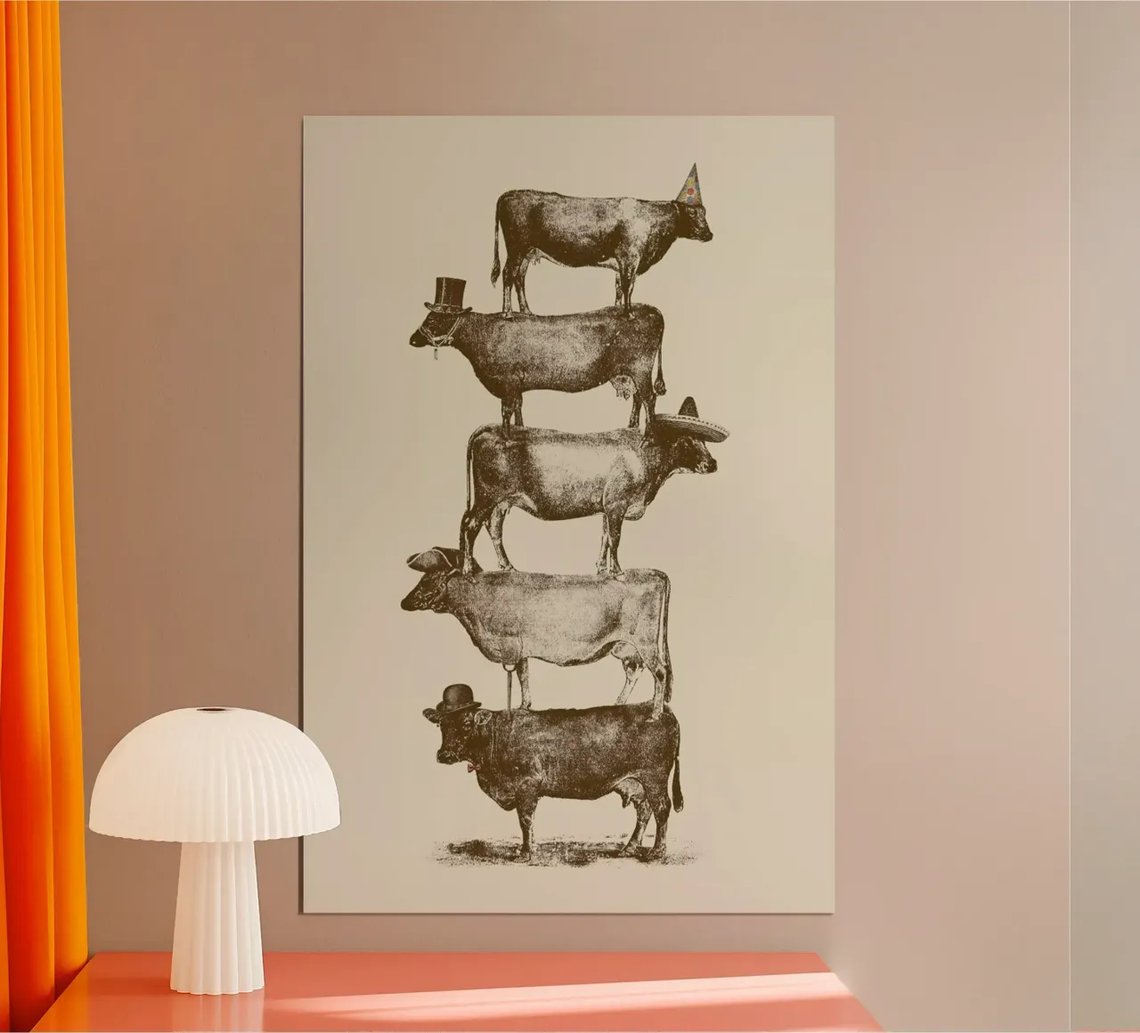 Cow Cow Nuts carta hahnemühle da Florent Bodart