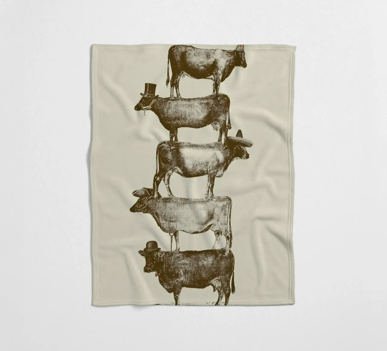 Cow Cow Nuts coperta in pile da Florent Bodart