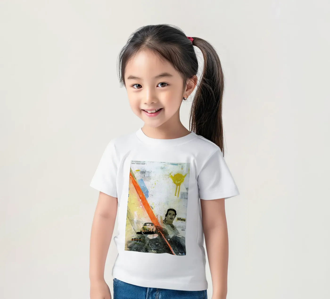 Road kinder t-shirt van Tameo