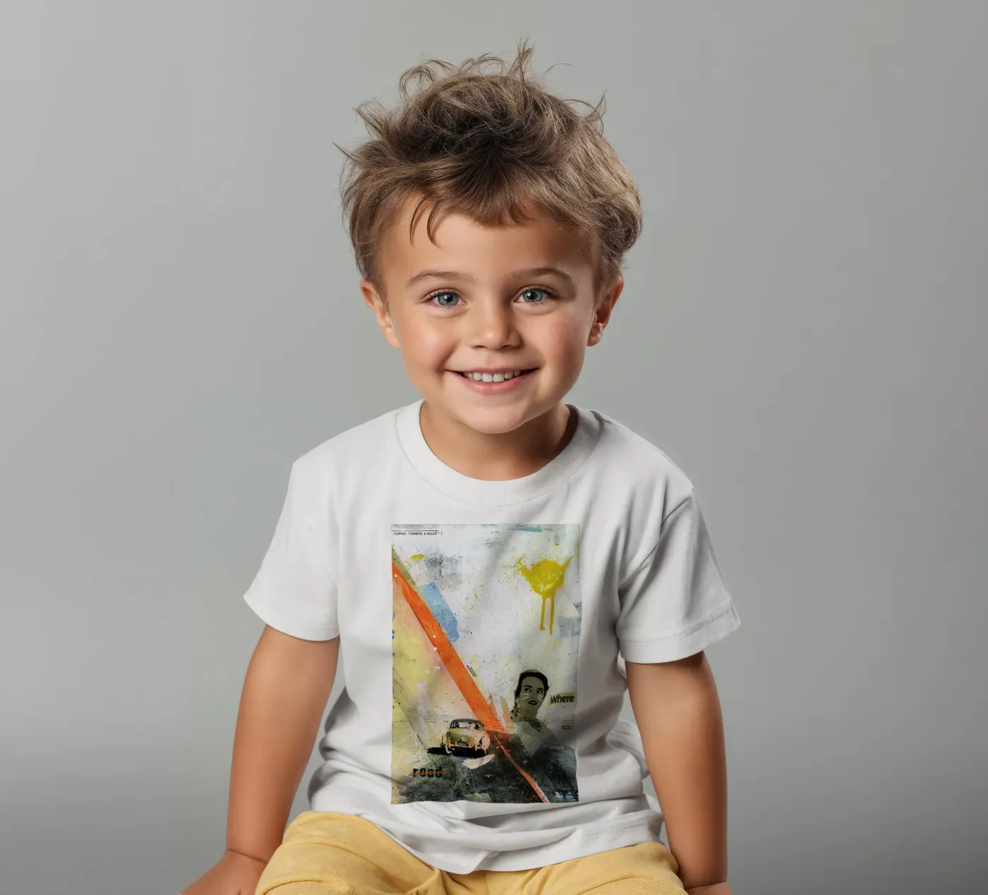 Road kinder t-shirt van Tameo