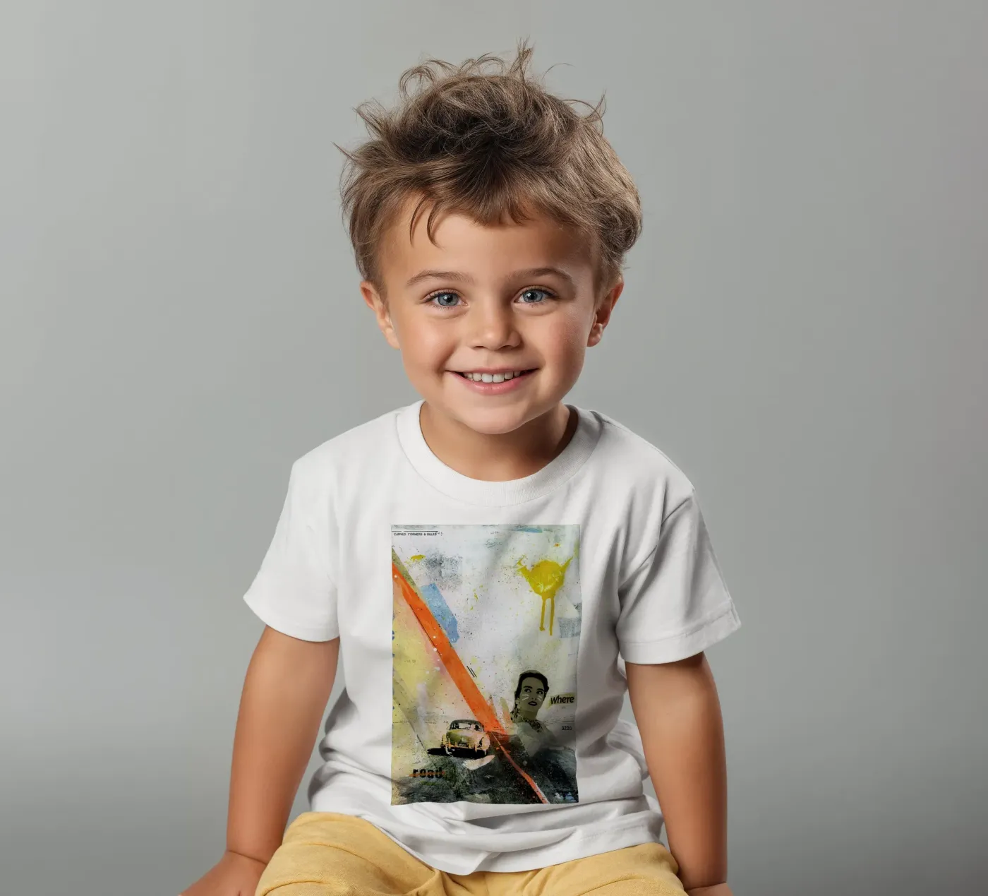 Road kinder t-shirt van Tameo