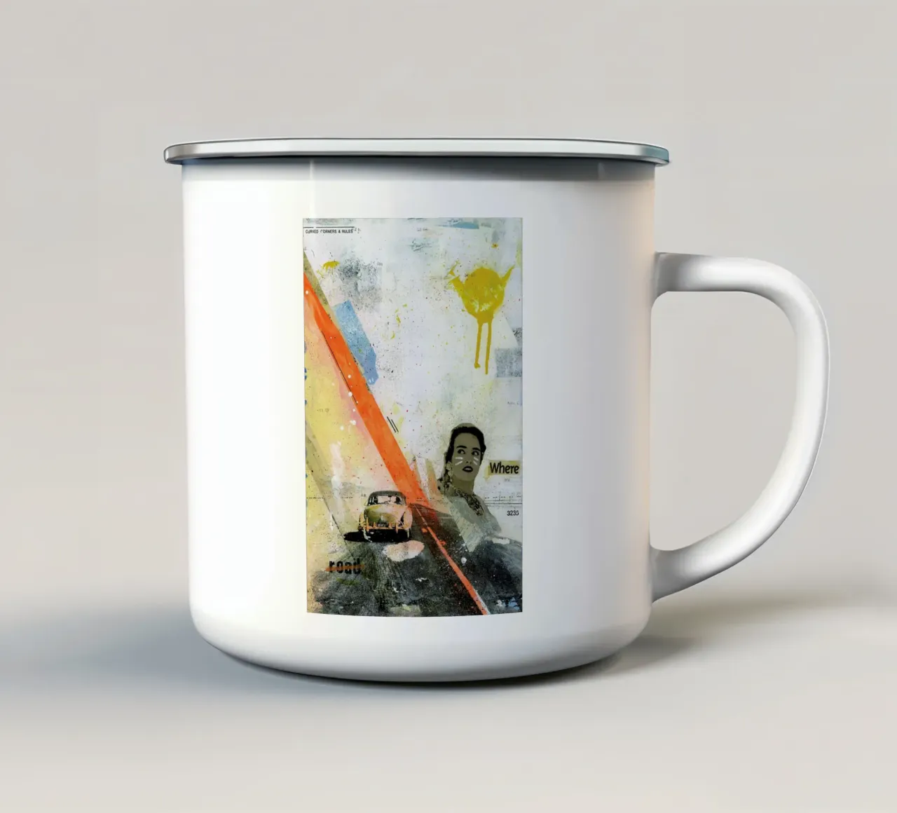 Road tazza in smalto da Tameo
