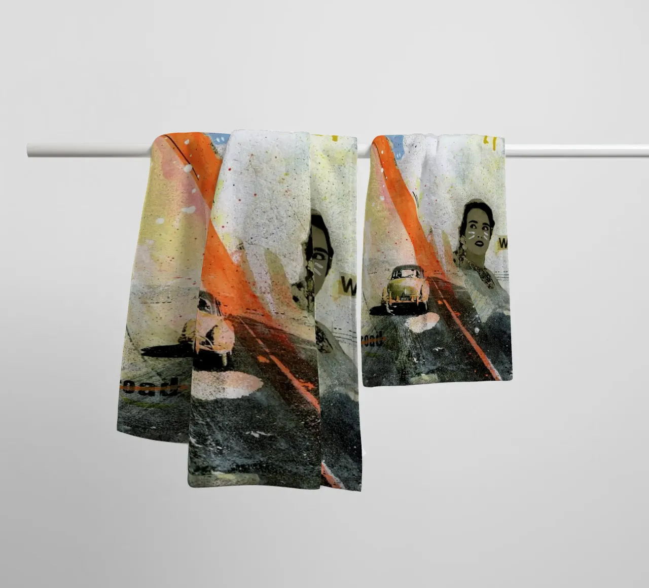 Road serviette de bain de Tameo