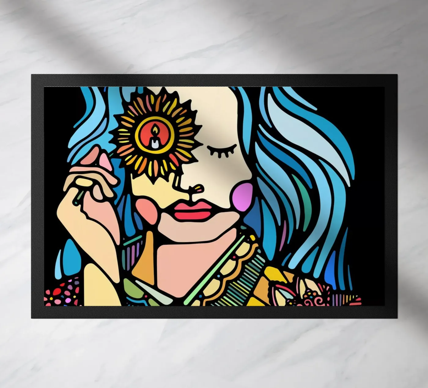 Sun eyes deurmat van Ninhol