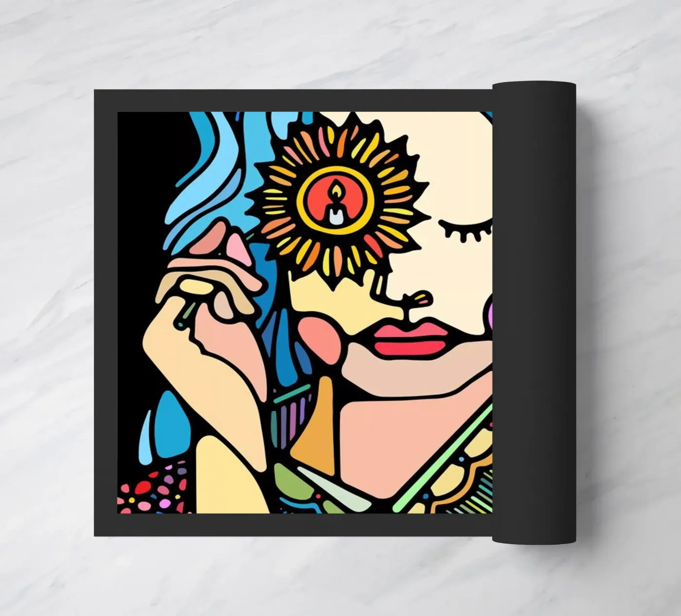 Sun eyes deurmat van Ninhol