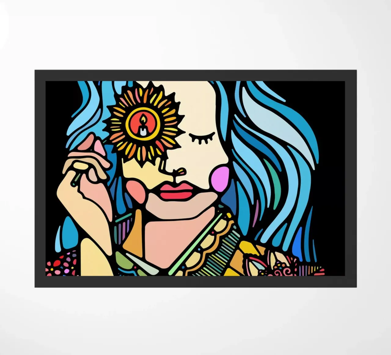 Zon ogen deurmat van Ninhol