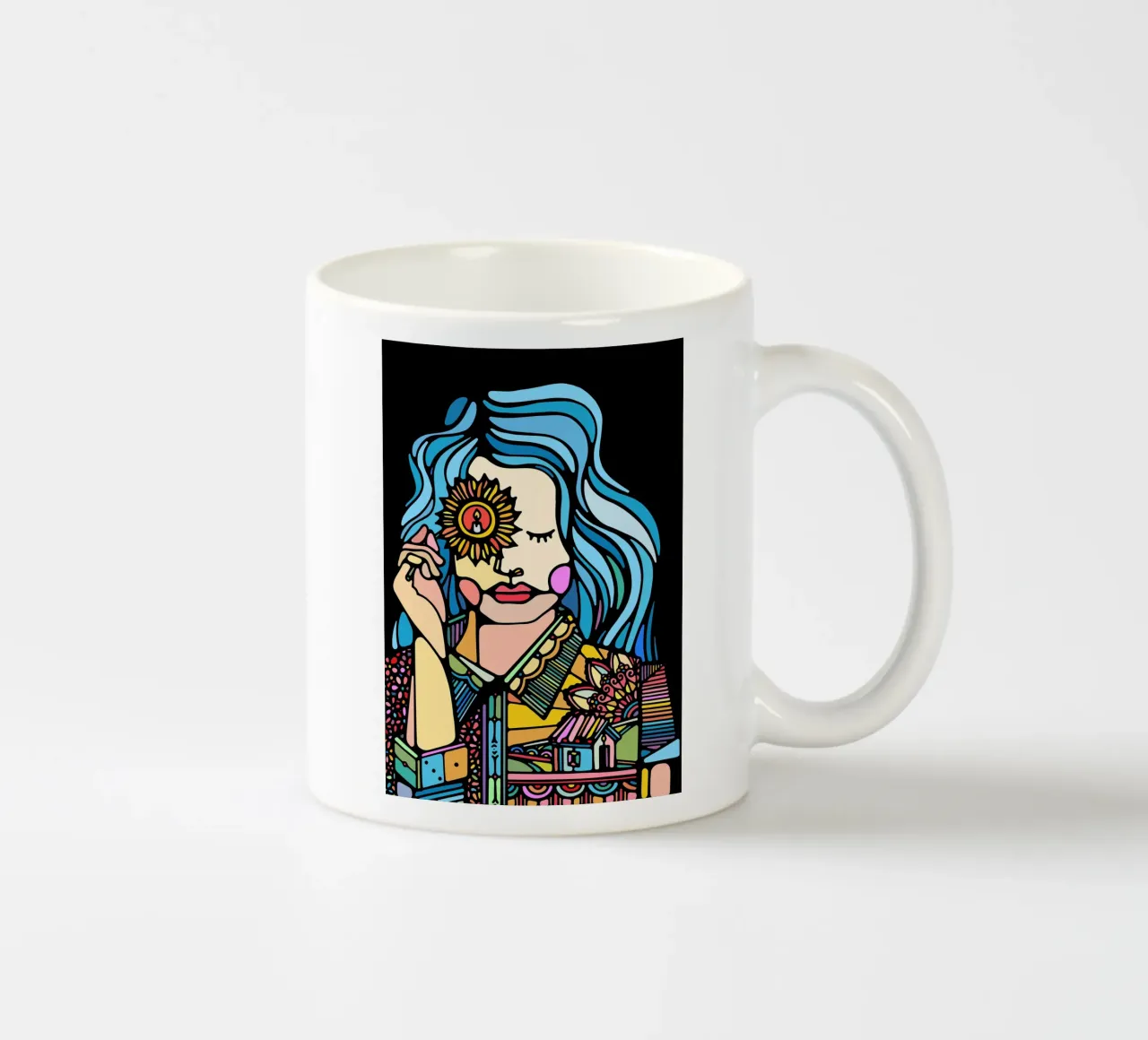 Occhi di sole tazza in ceramica da Ninhol