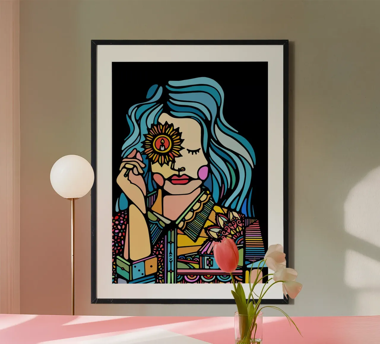 Zon ogen poster van Ninhol