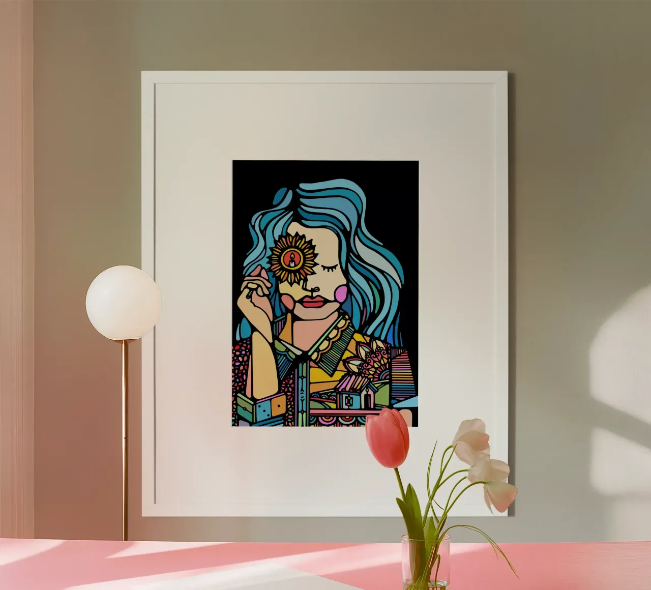 Zon ogen poster van Ninhol