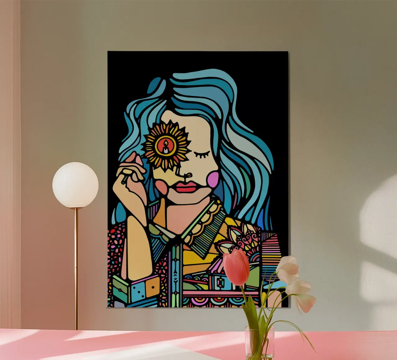 Zon ogen poster van Ninhol