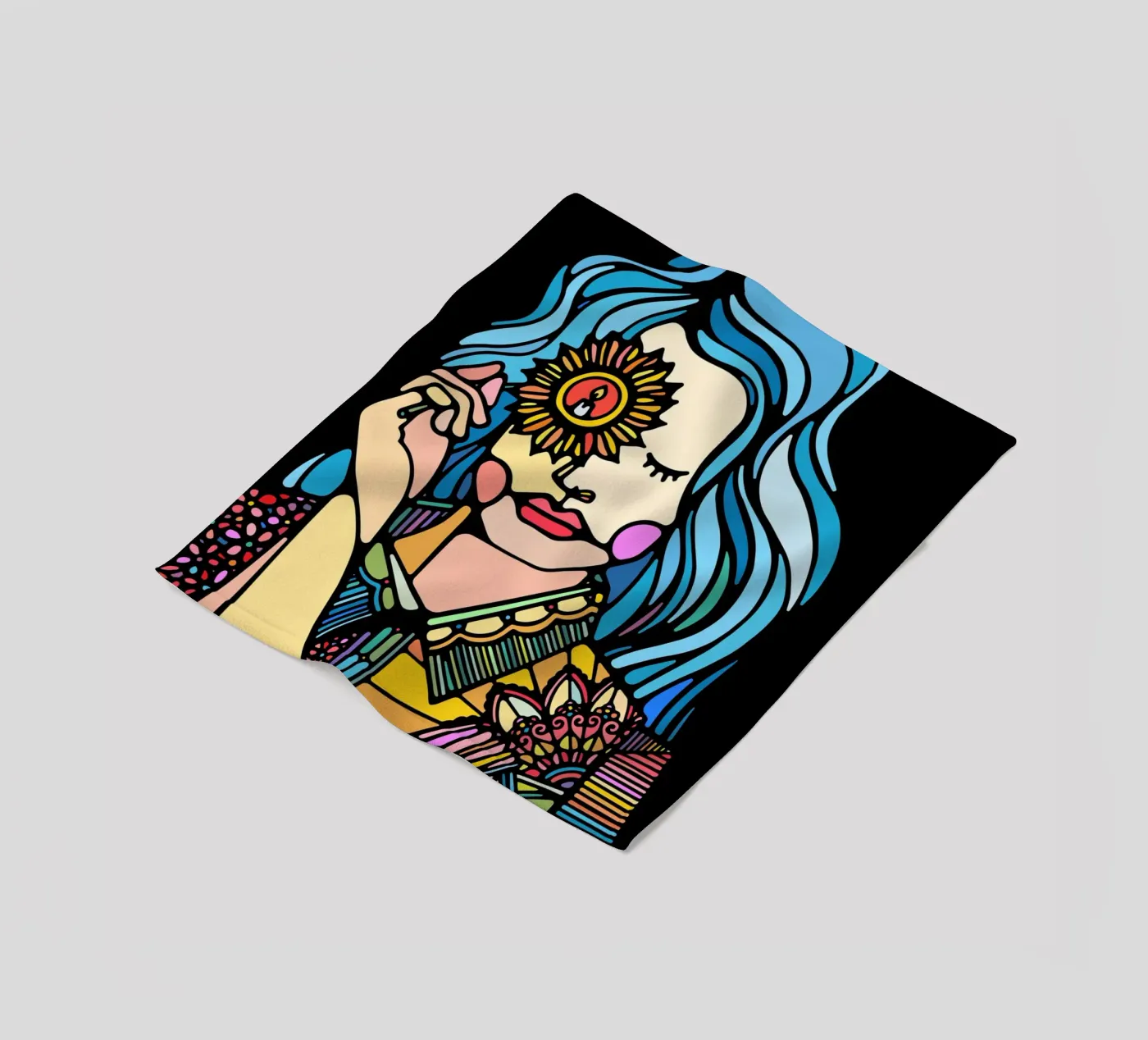 Zon ogen fleecedeken van Ninhol