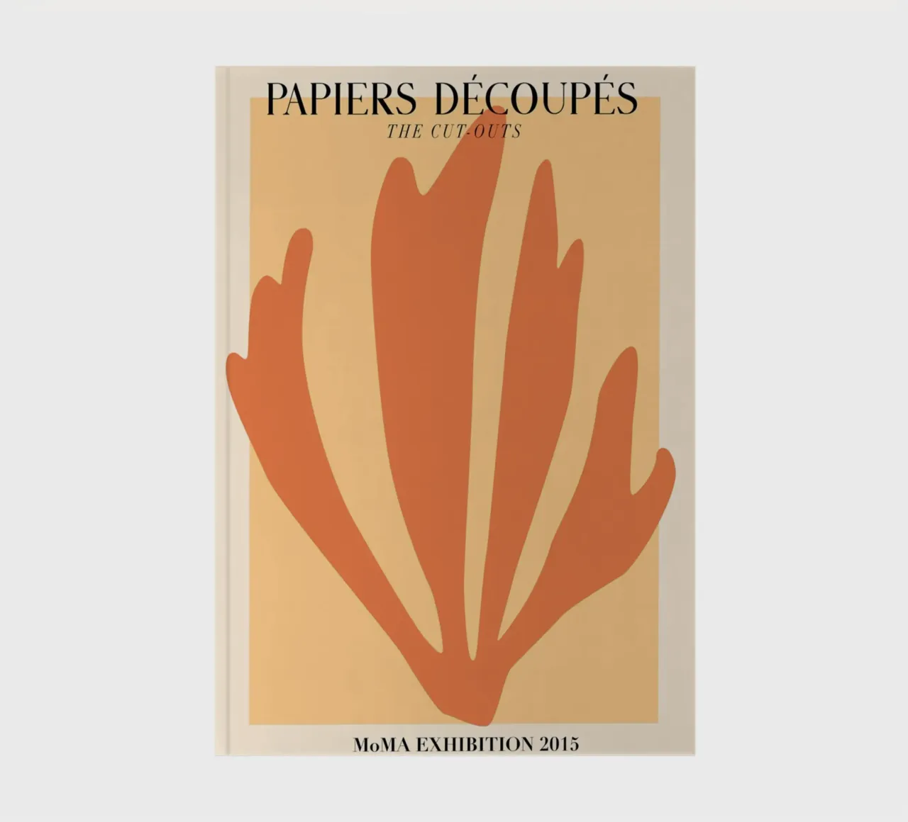 Matisse Cut-Outs MoMA Exhibition 2015 Orange Art notebook by homdeco