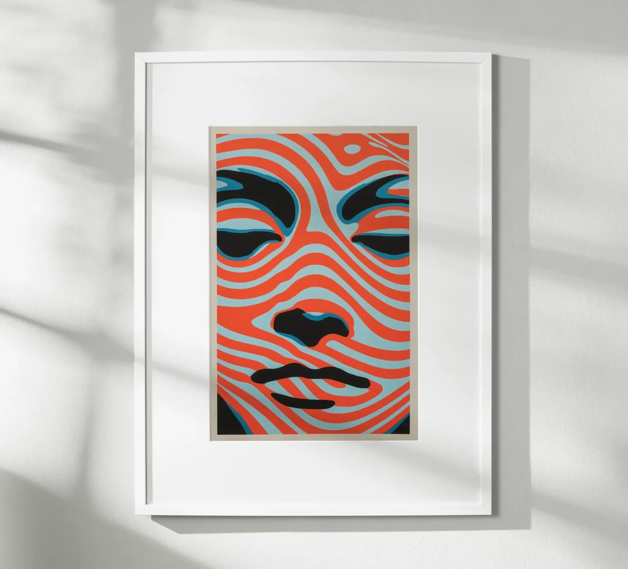 Abstracción líquida | 70s Psychedelia trifft Op-Art poster de Autofocus