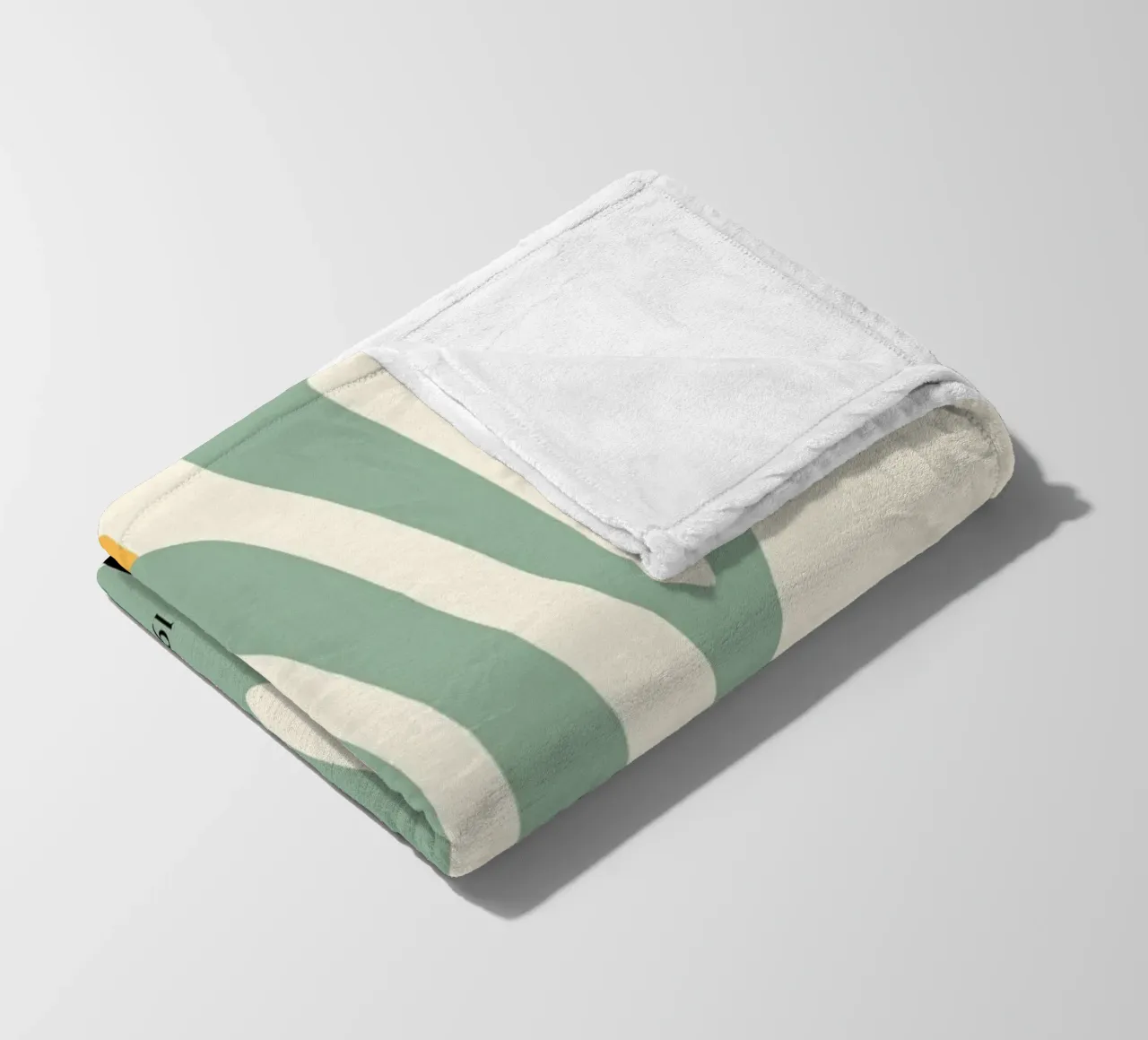 Saint-Paul Paris Cut-Outs Abstract Plant Print fleece blanket by homdeco