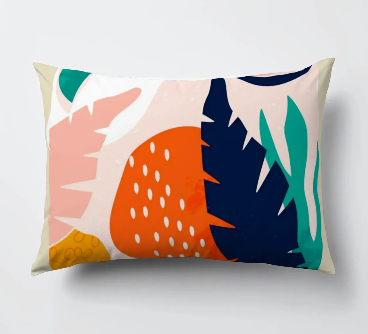 Ostrava Flowers and Plants Abstract Tropical decorative cushion by homdeco