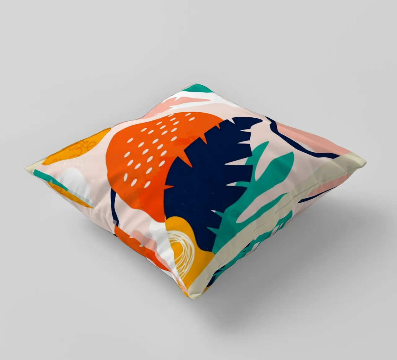 Ostrava Flowers and Plants Abstract Tropical decorative cushion by homdeco