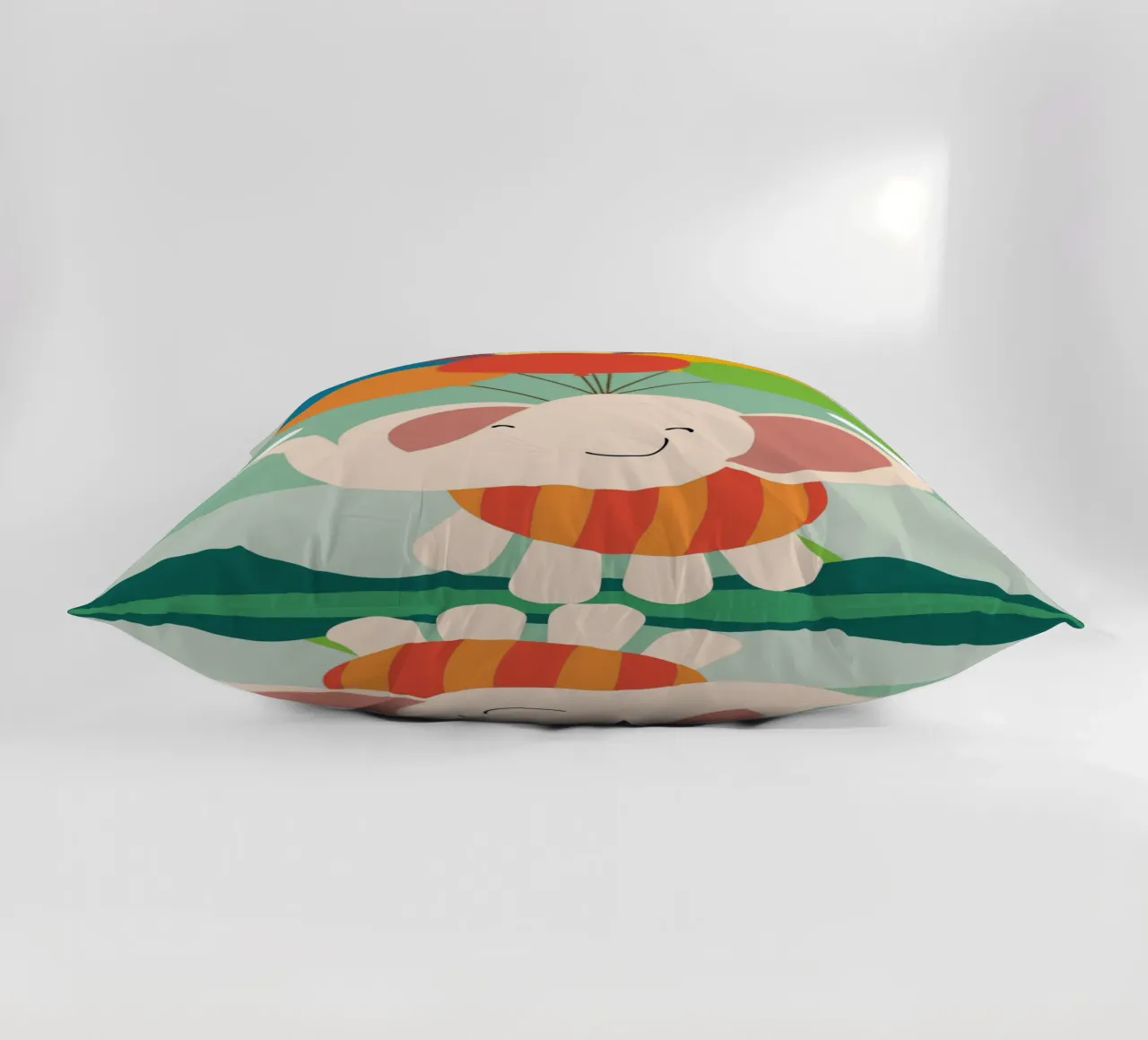 L'elefante vola con i palloncini cuscino da CUTE ANIMALS