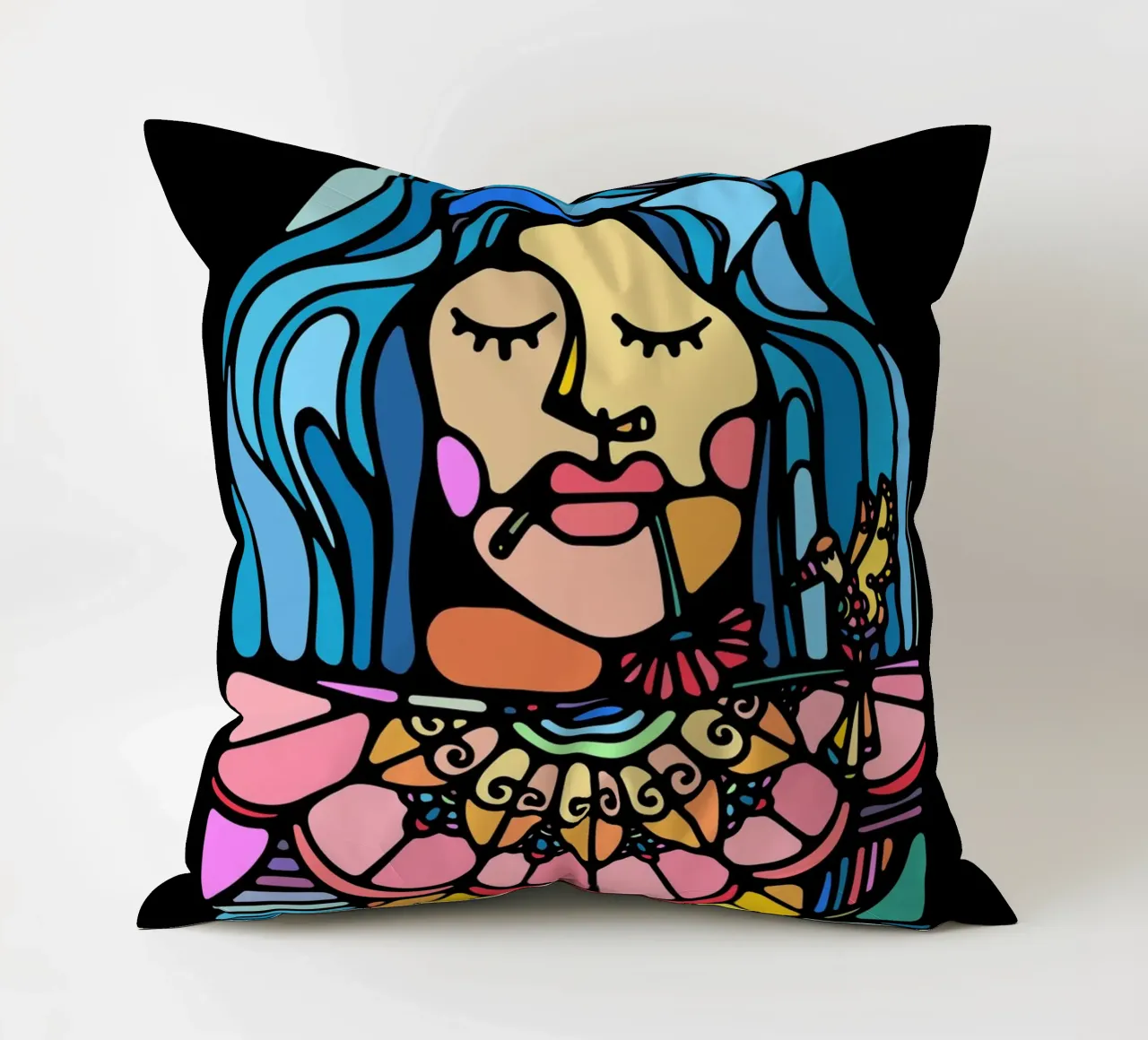 Cabocla decorative cushion by Ninhol