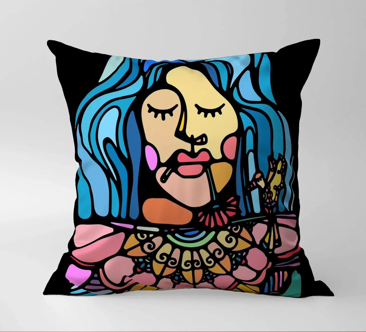 Cabocla decorative cushion by Ninhol