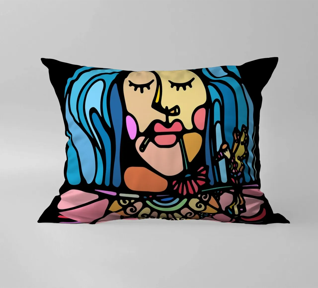 Cabocla decorative cushion by Ninhol