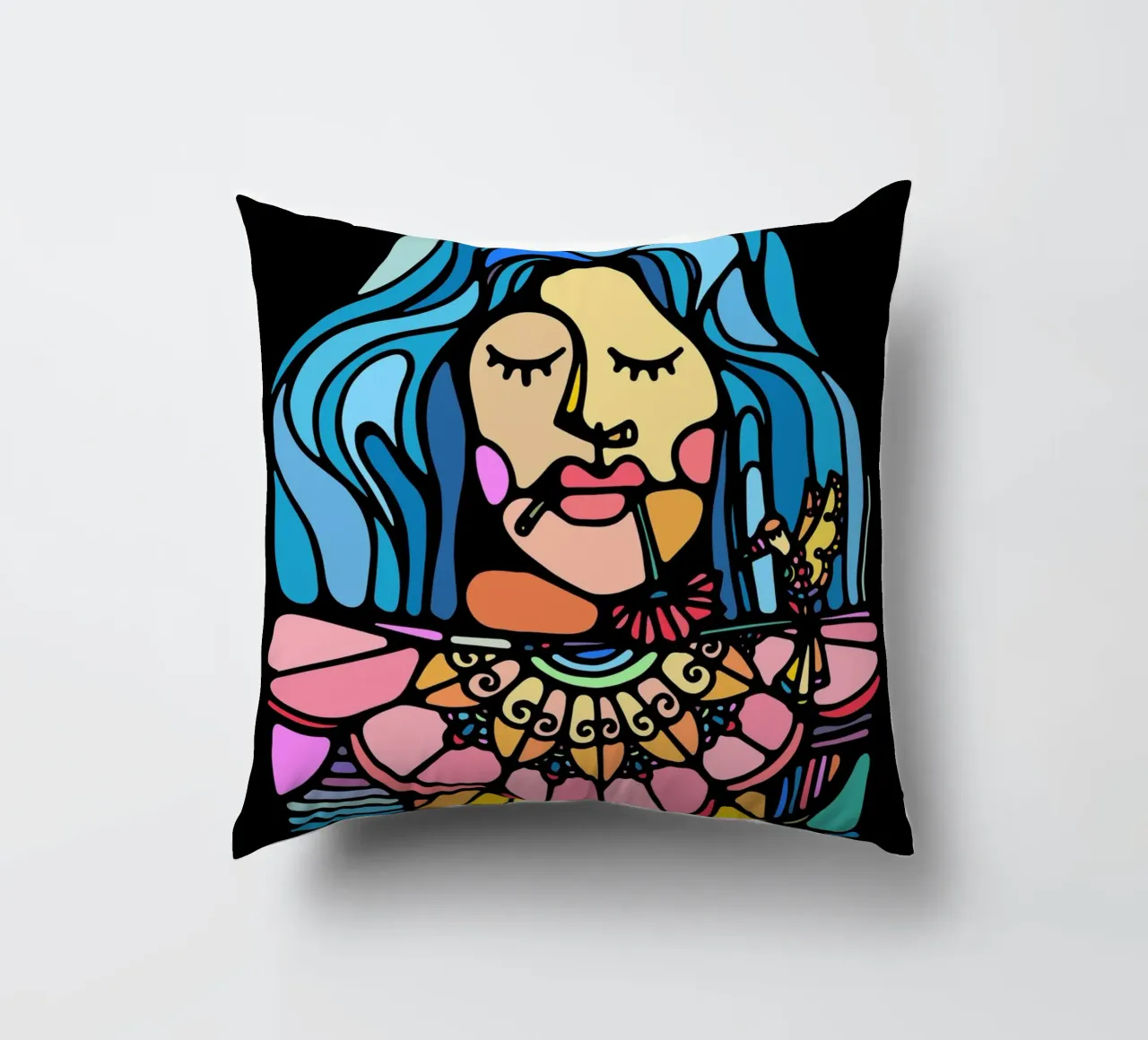 Cabocla decorative cushion by Ninhol