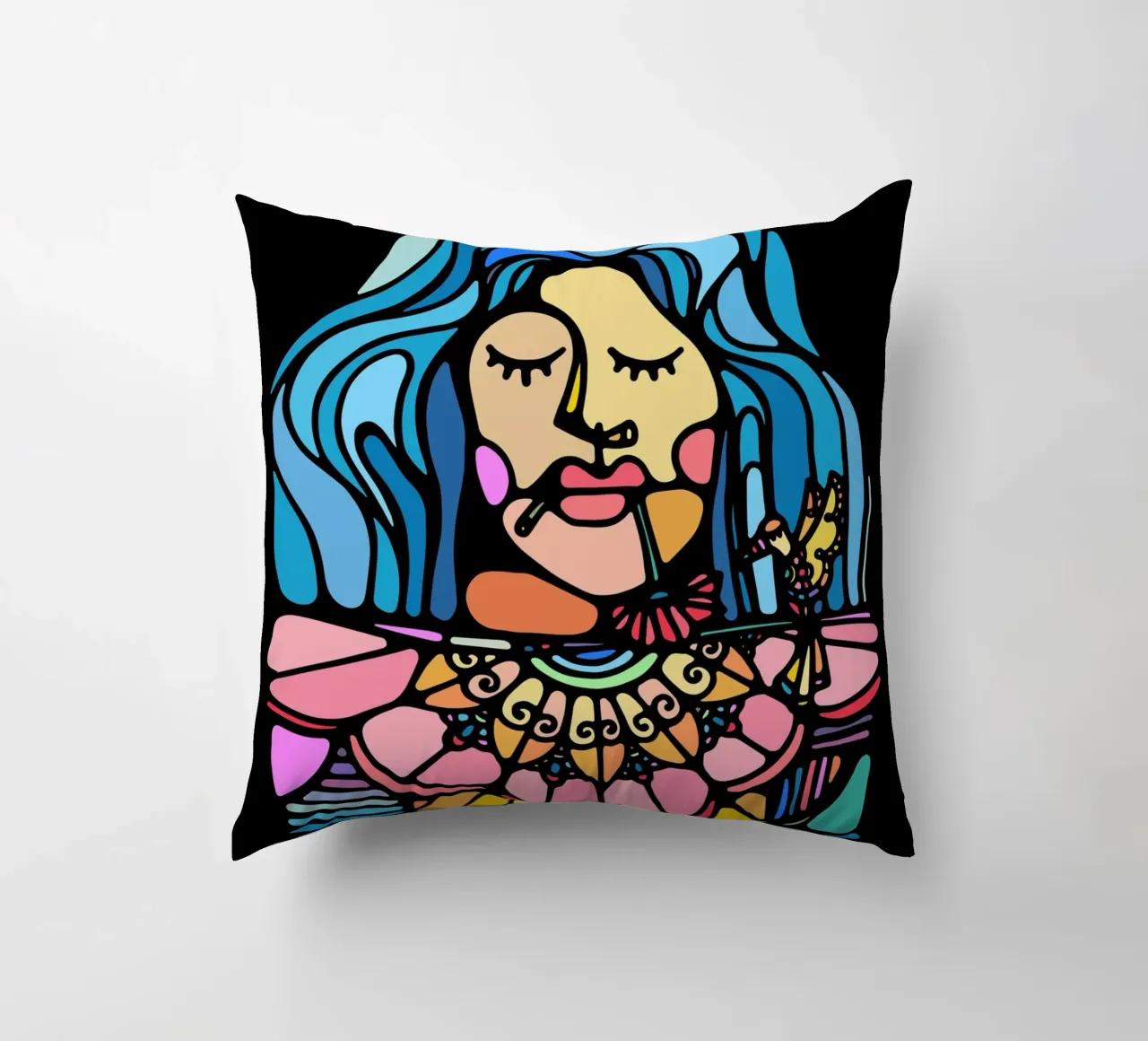 Cabocla decorative cushion by Ninhol