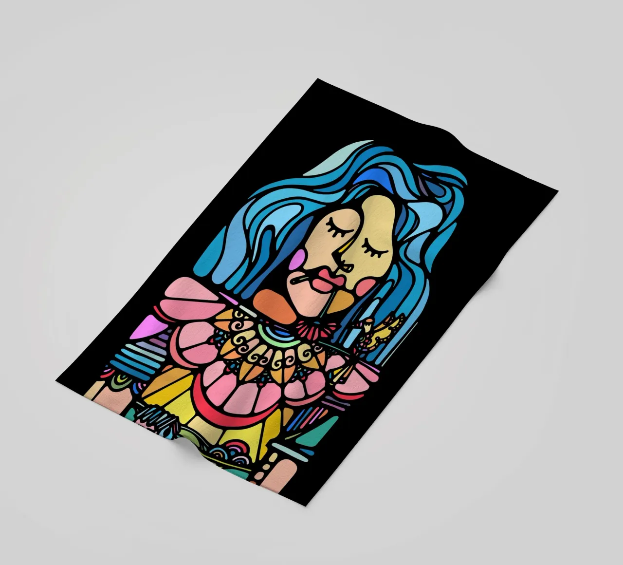 Cabocla beach towel by Ninhol