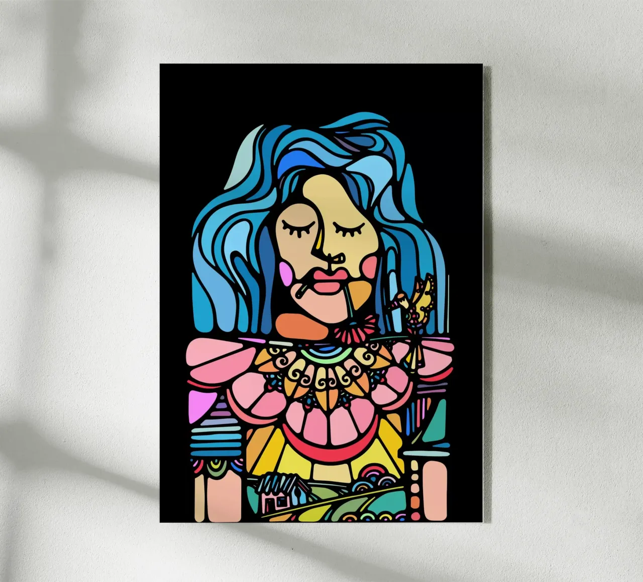 Cabocla plexiglass da Ninhol