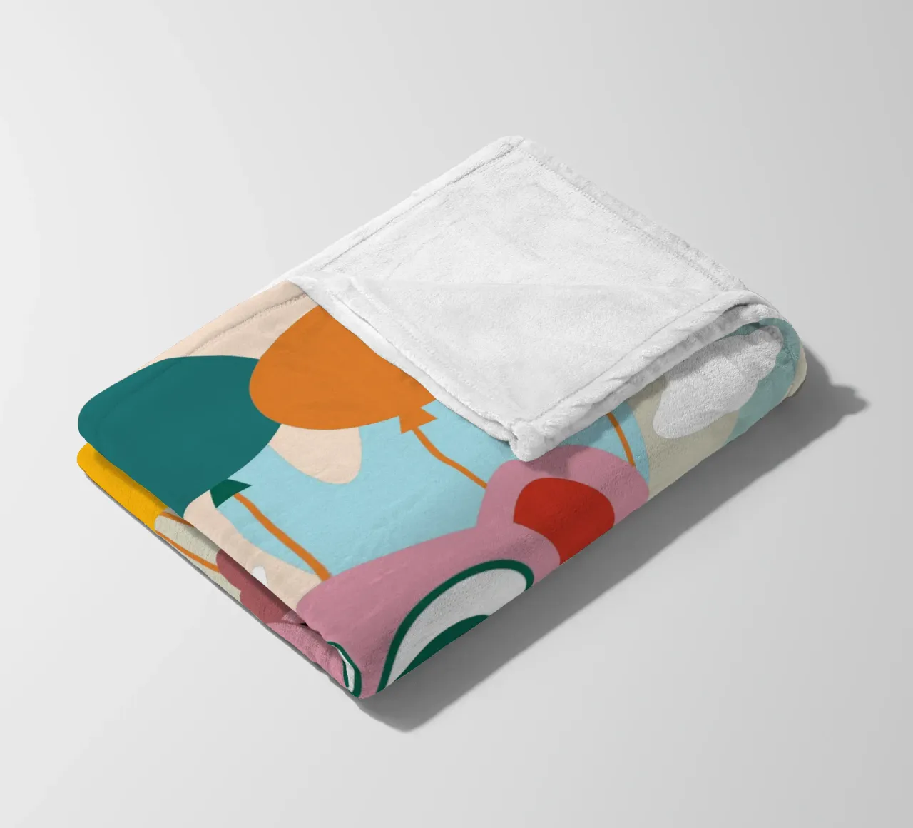 L'elefante vola con i palloncini coperta in pile da CUTE ANIMALS