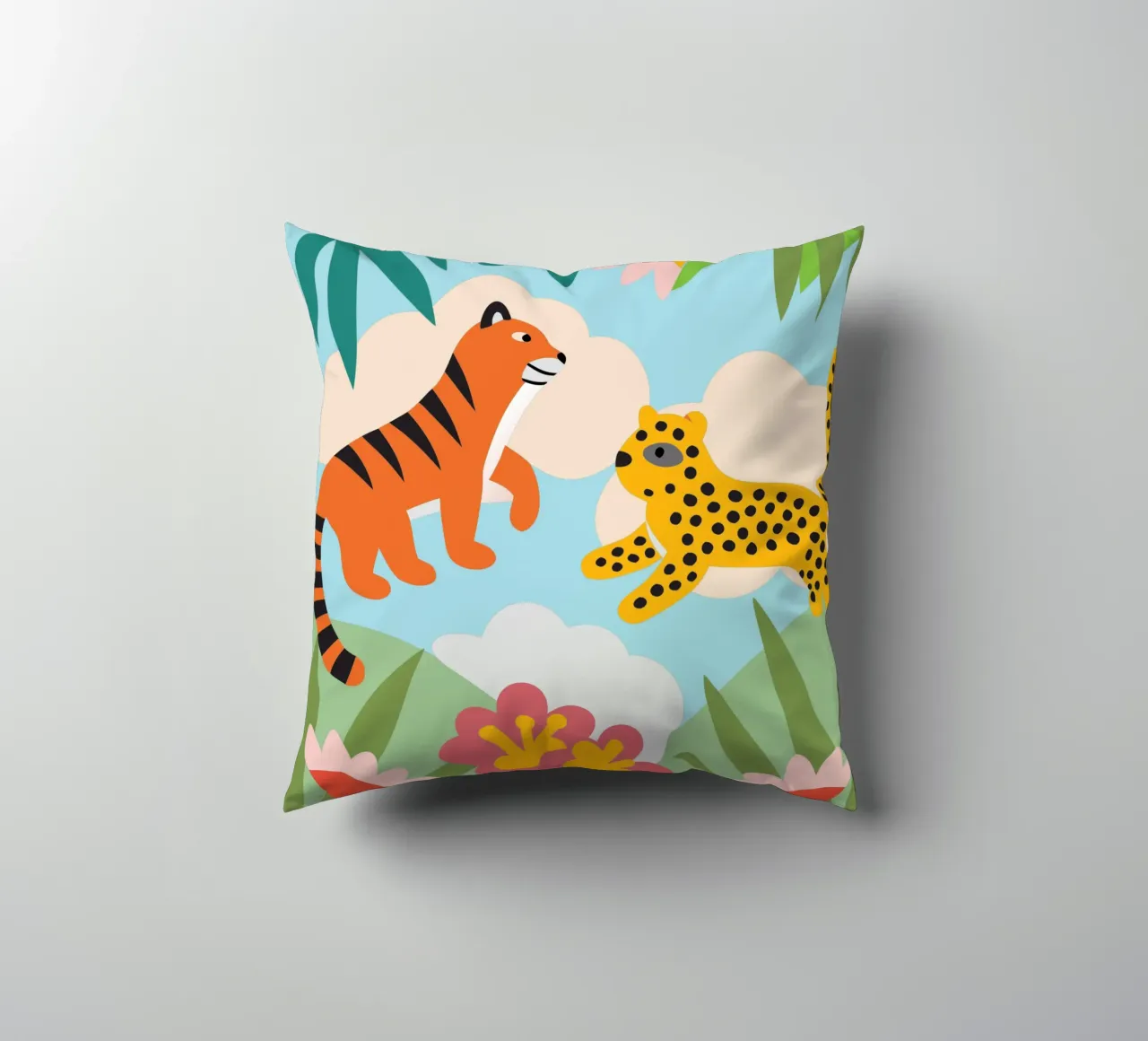 Tigre e pantera cuscino da CUTE ANIMALS