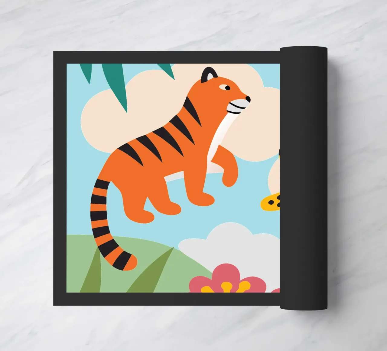 Tigre e pantera zerbino da CUTE ANIMALS