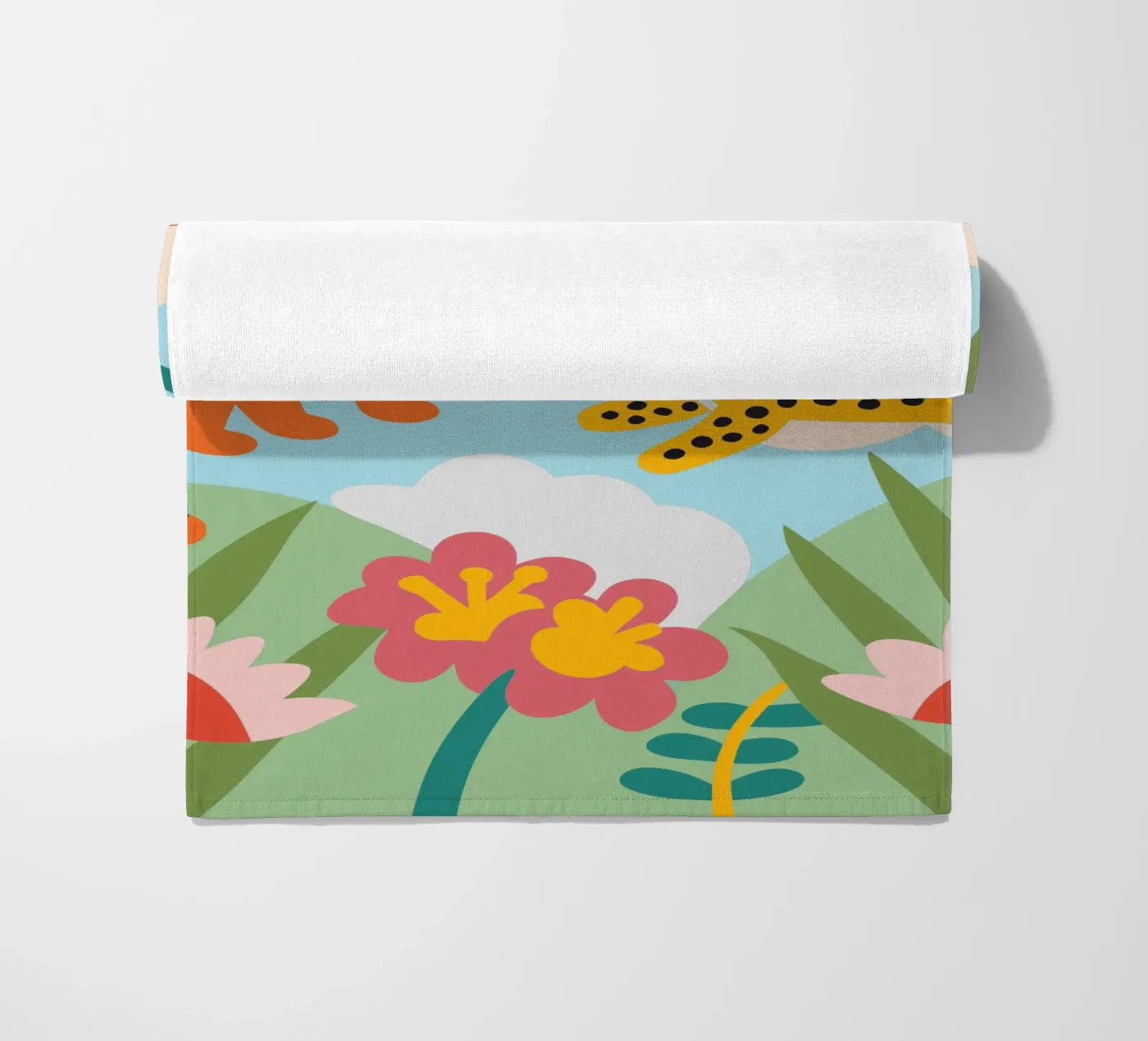 Tijger en panter strandhanddoek van CUTE ANIMALS