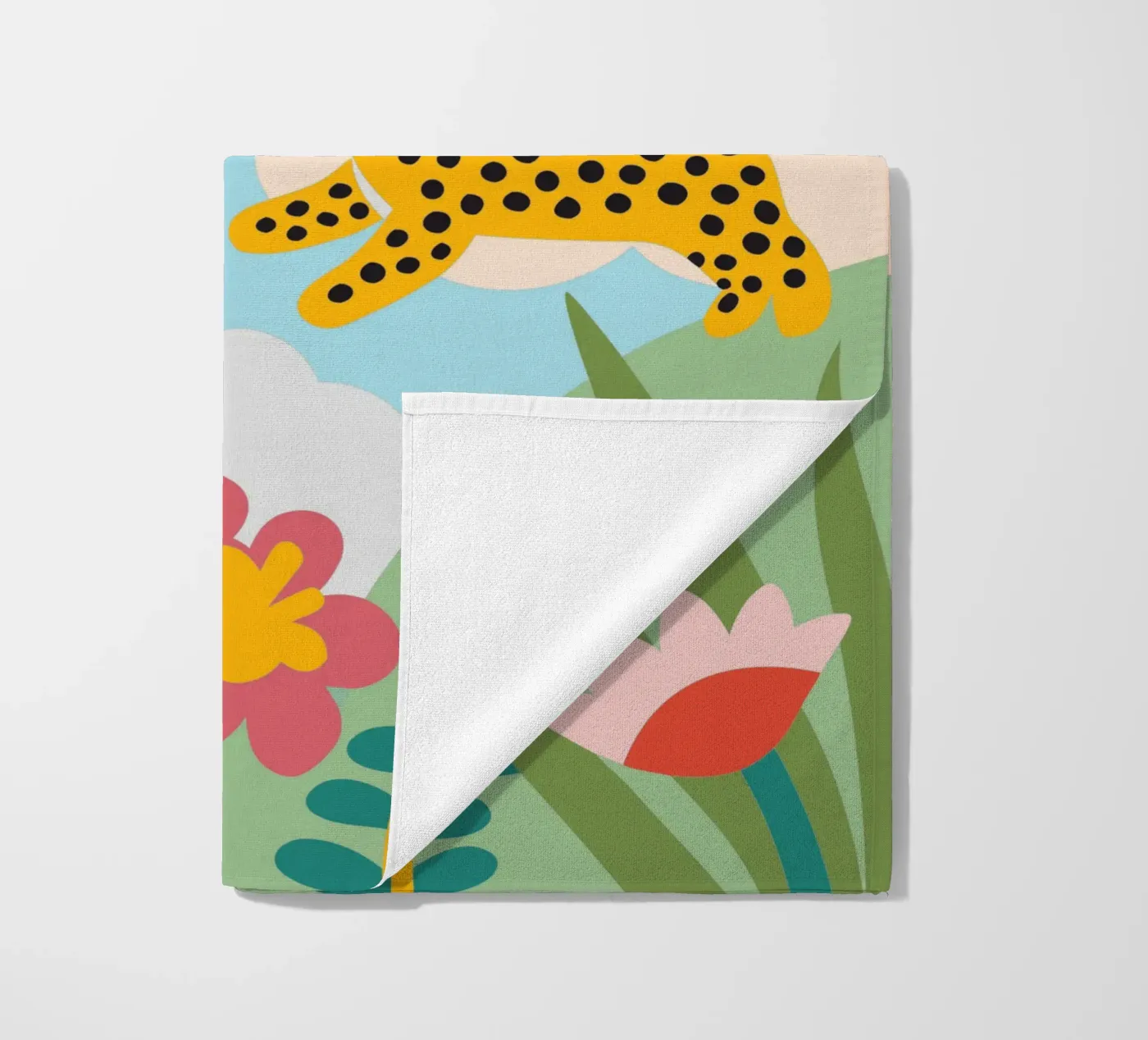 Tigre e pantera telo mare da CUTE ANIMALS