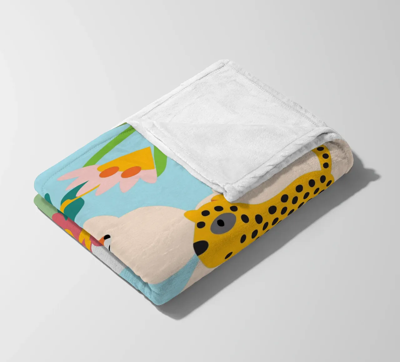 Tijger en panter fleecedeken van CUTE ANIMALS