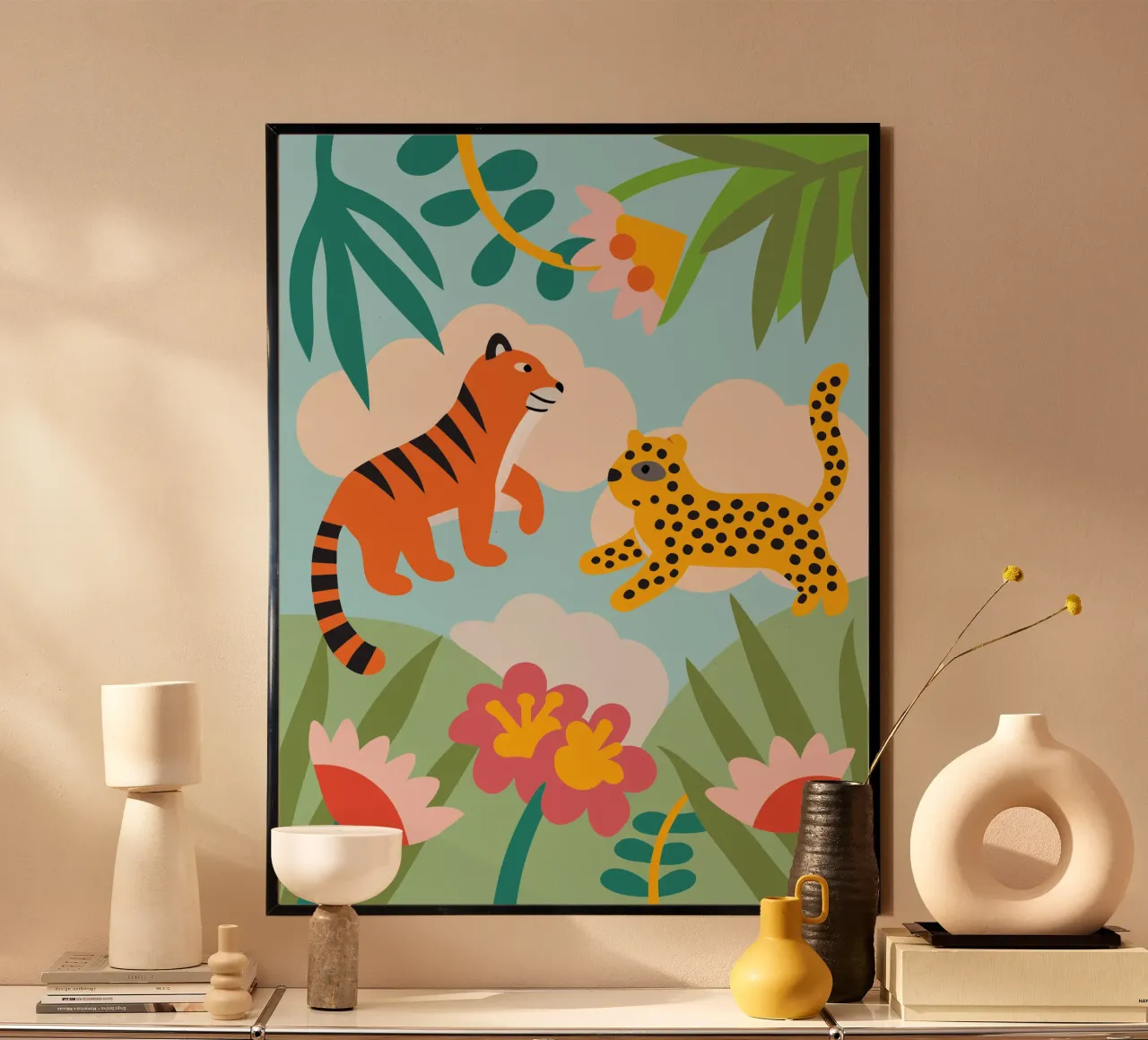 Tigre e pantera poster da CUTE ANIMALS
