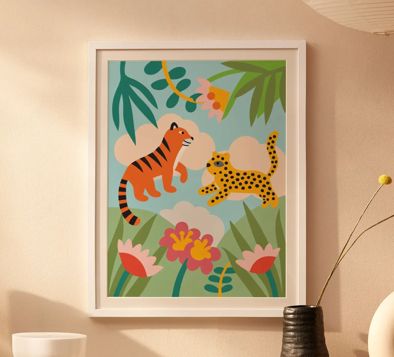 Tigre e pantera poster da CUTE ANIMALS