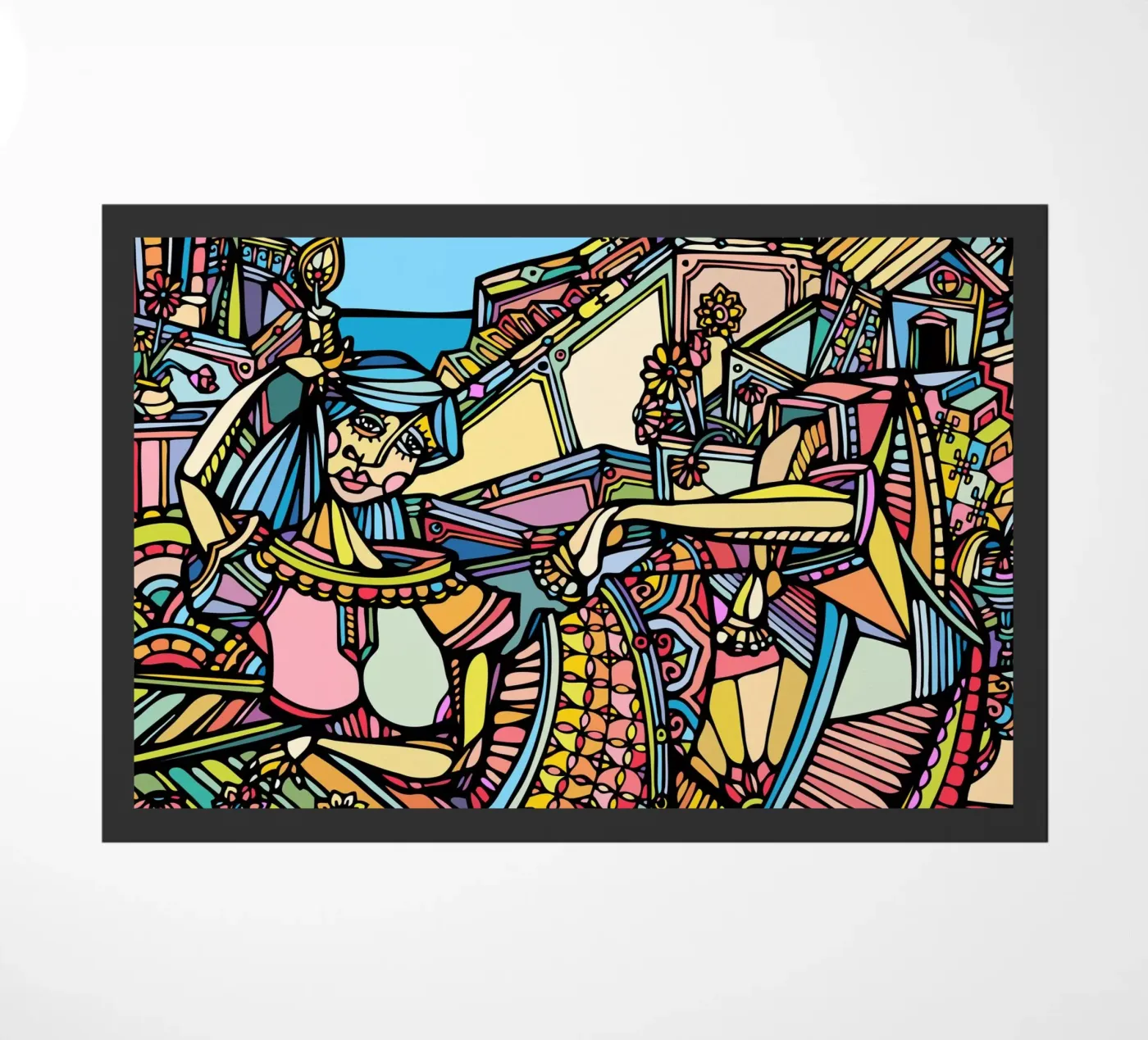 Woman lying down zerbino da Ninhol