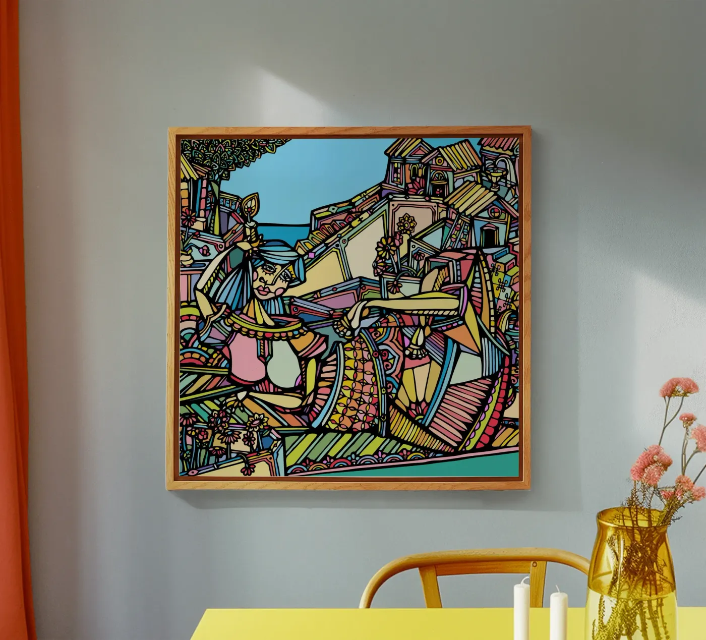 Woman lying down plexiglass da Ninhol