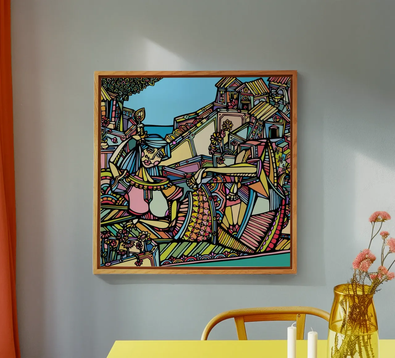 Donna sdraiata plexiglass da Ninhol