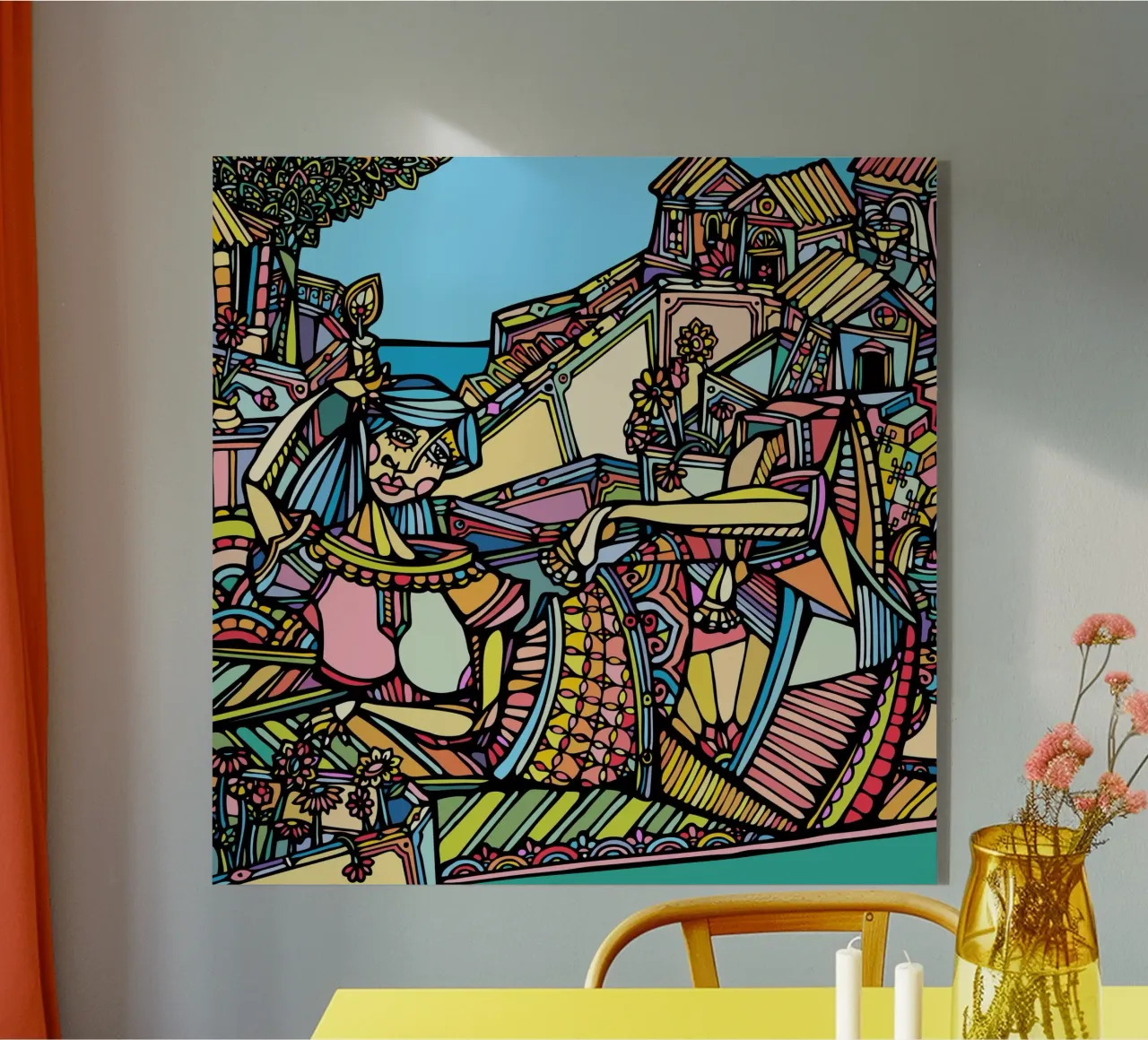 Donna sdraiata plexiglass da Ninhol