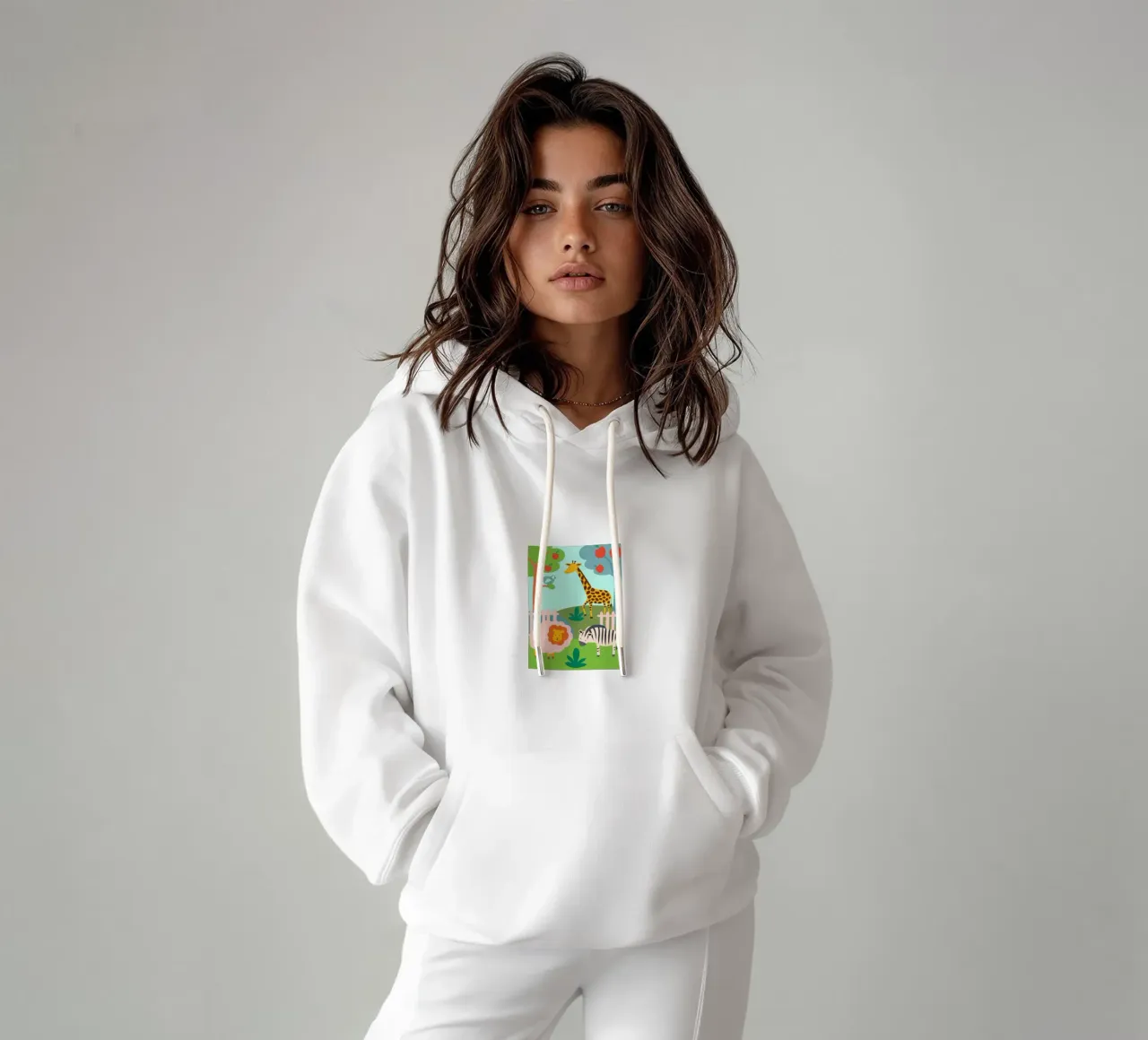 Lo zoo felpa con cappuccio da CUTE ANIMALS