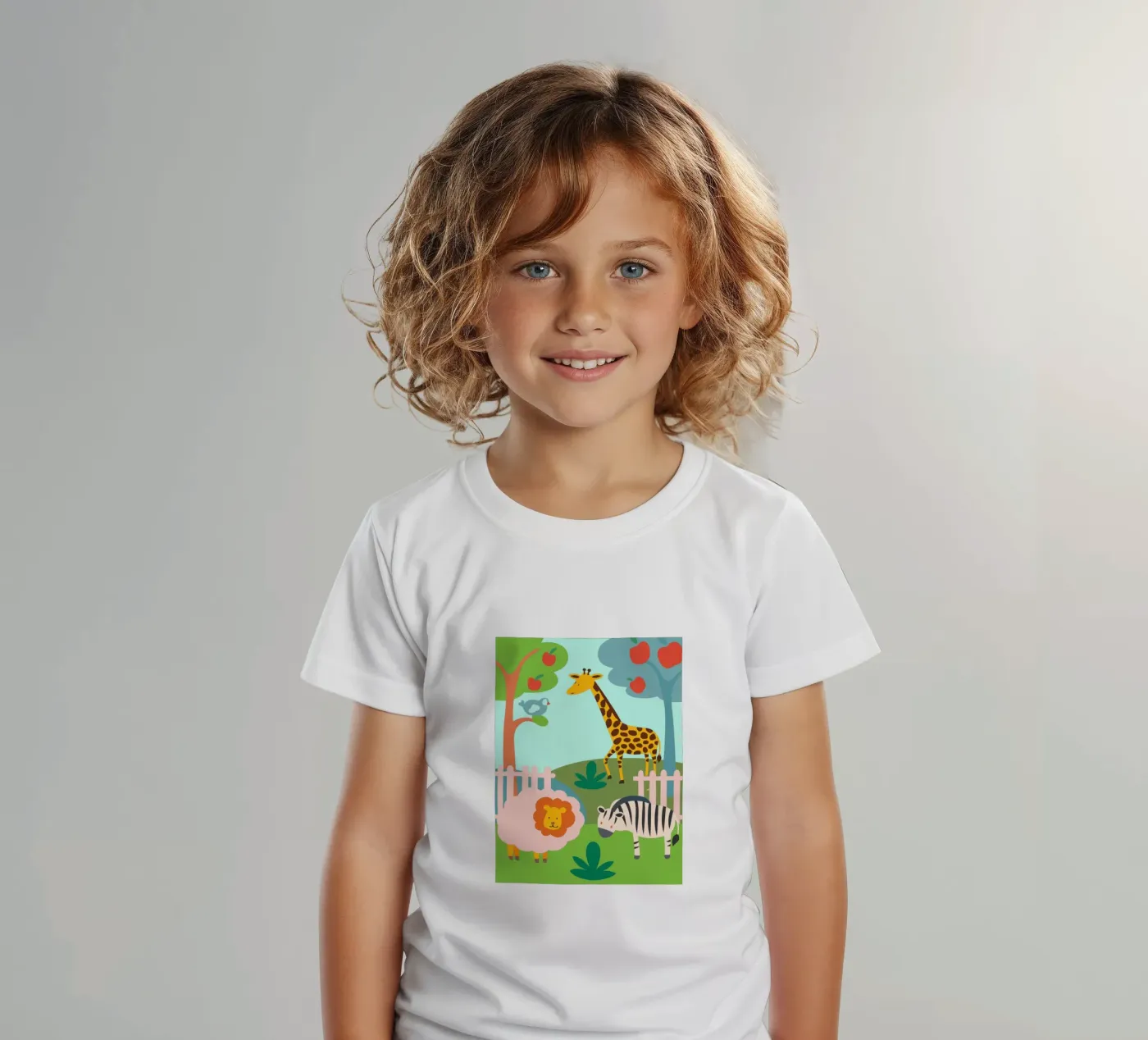 Dierentuin kinder t-shirt van CUTE ANIMALS