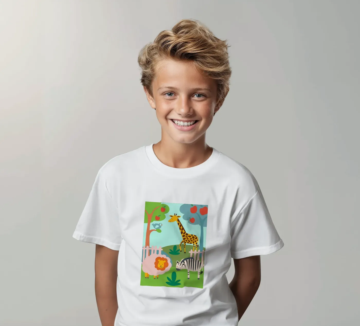 Dierentuin kinder t-shirt van CUTE ANIMALS
