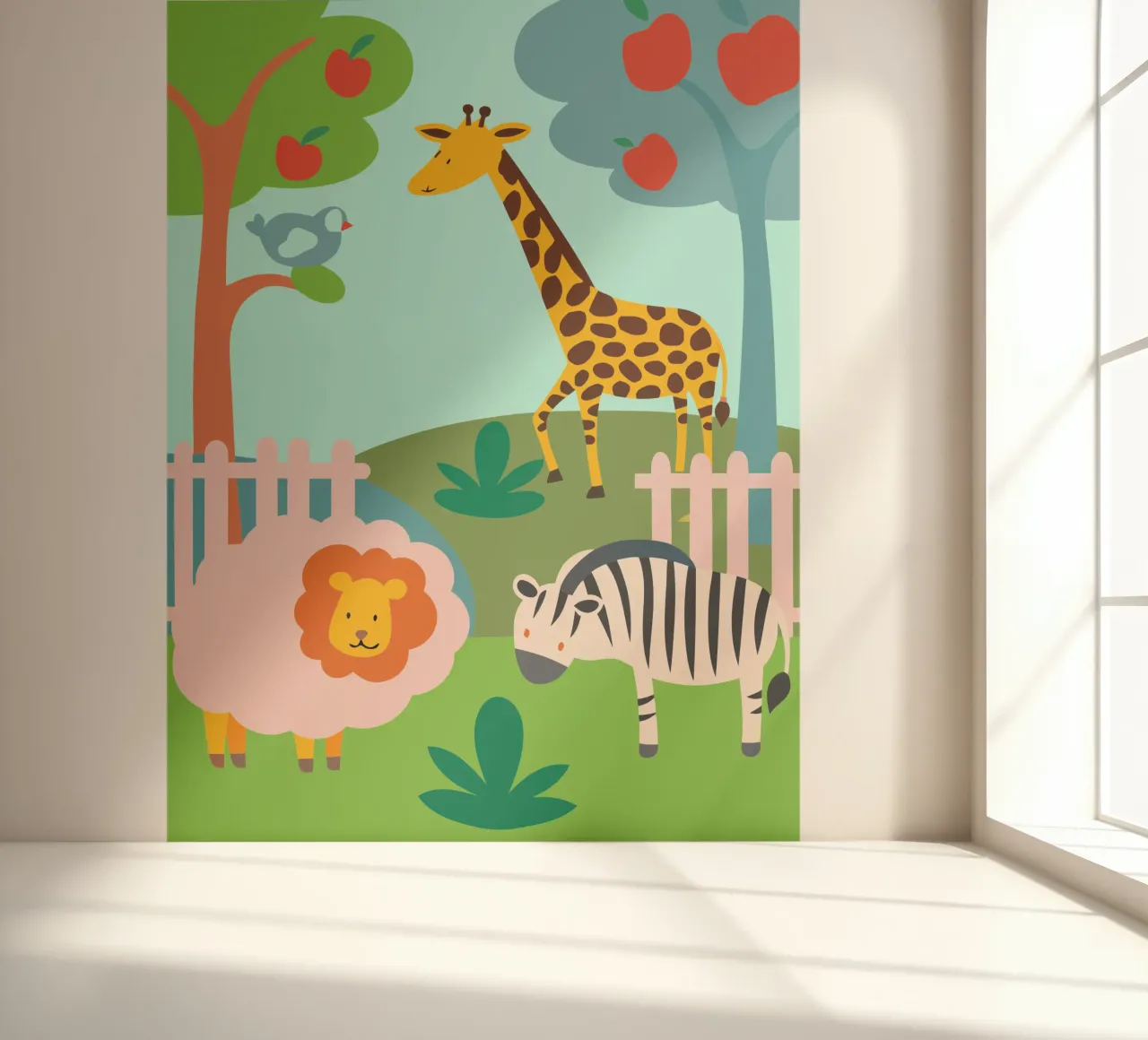 Dierentuin fotobehang van CUTE ANIMALS