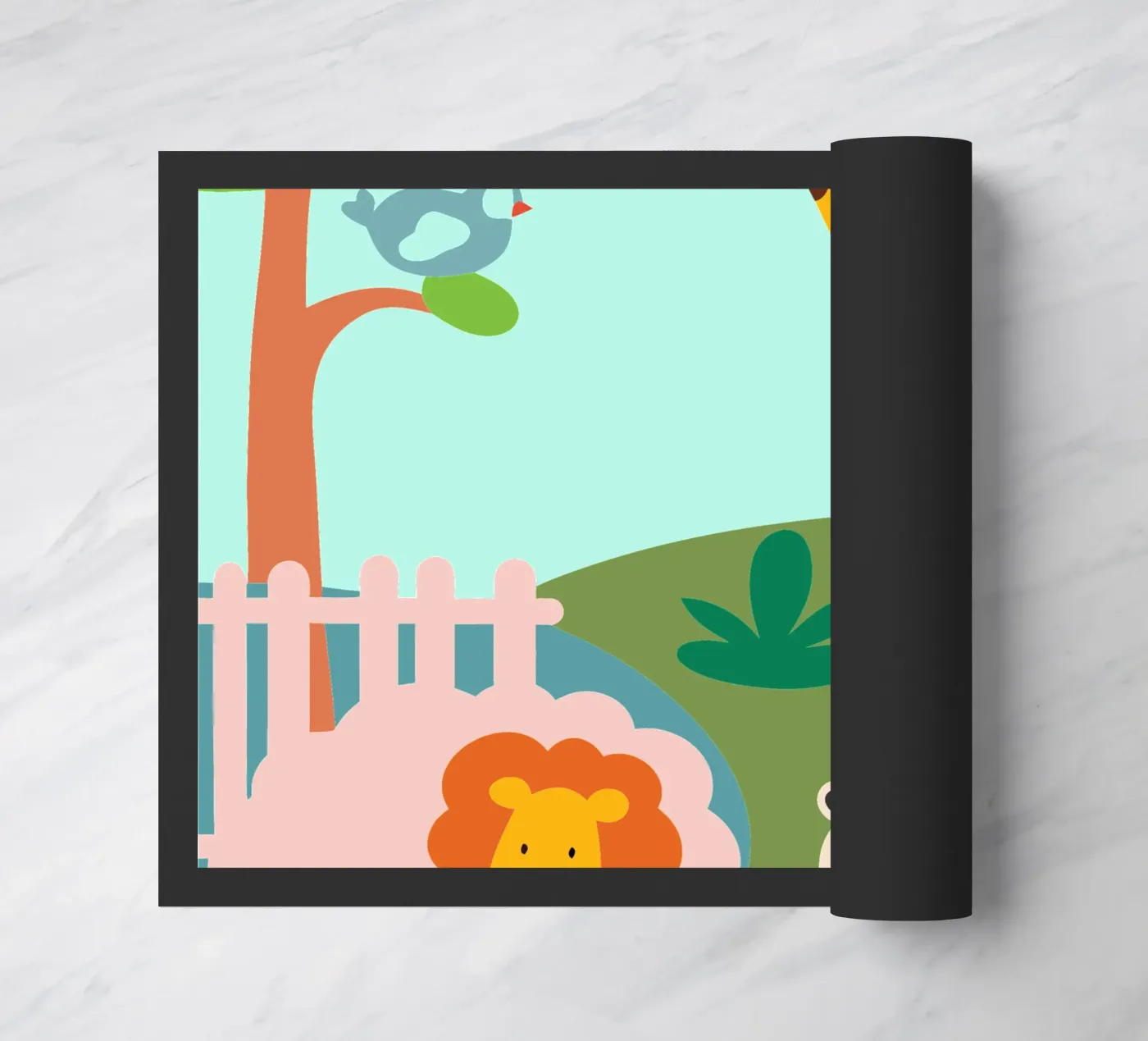 Zoo doormat by CUTE ANIMALS