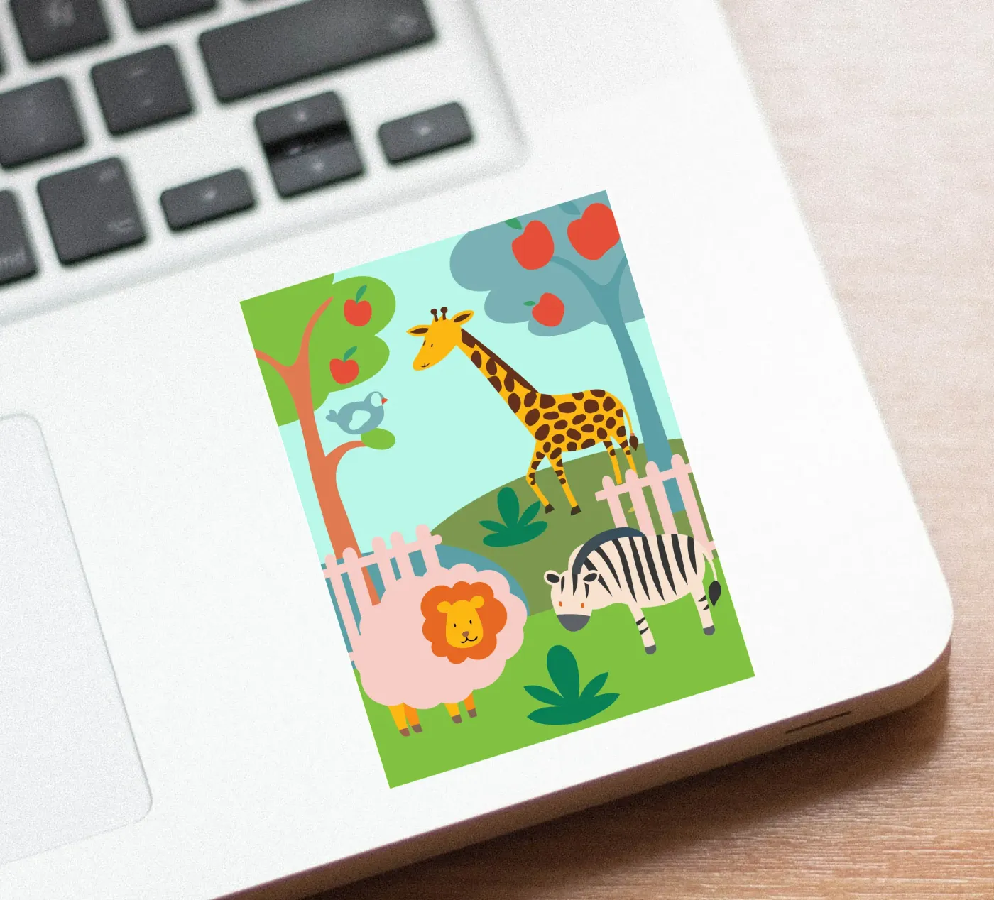 Dierentuin sticker van CUTE ANIMALS